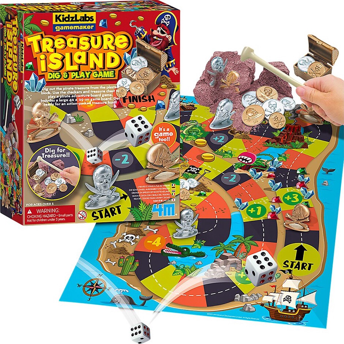 KidzLabs Treasure Island Dig Play Game
