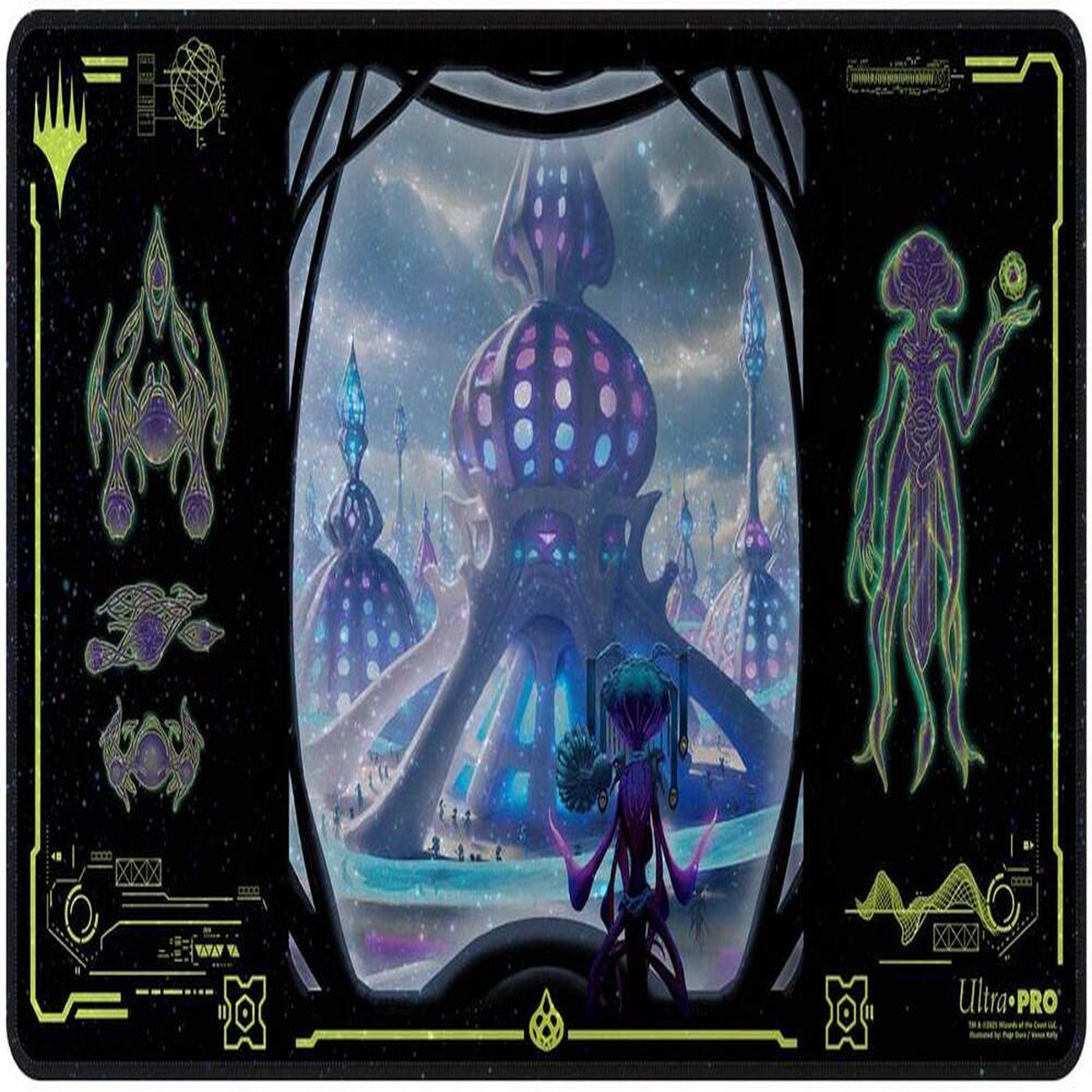 Playmat MTG Holofoil Edge of Eternities Uthros Titanic Godcore