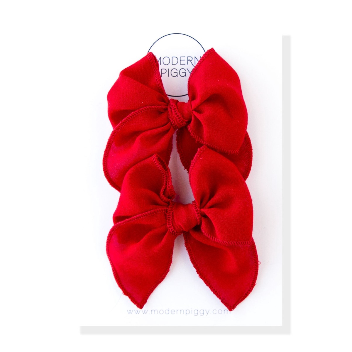 Red Pigtail Set – Petite Party Bow
