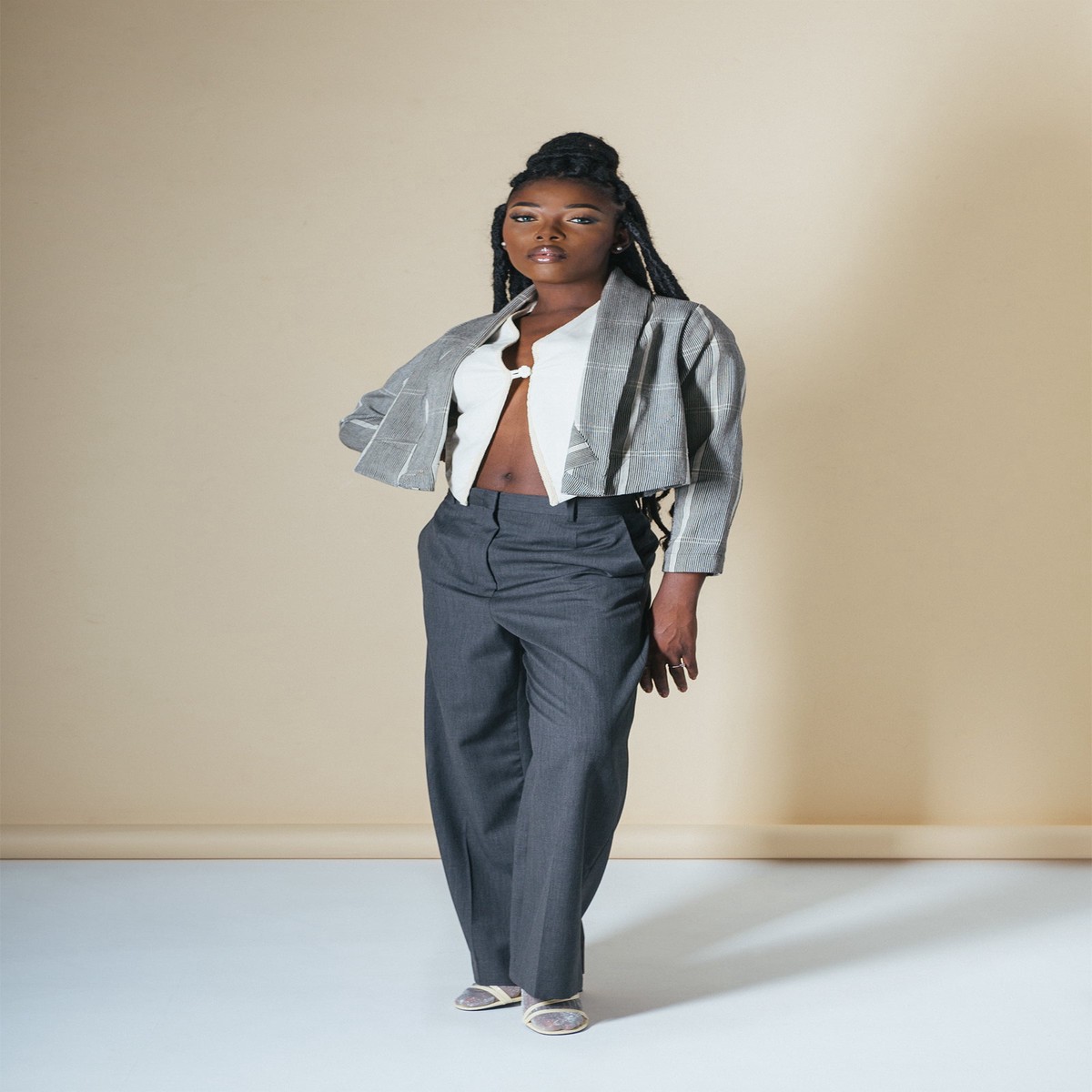 Abiba Jacket - Guinea Fowl