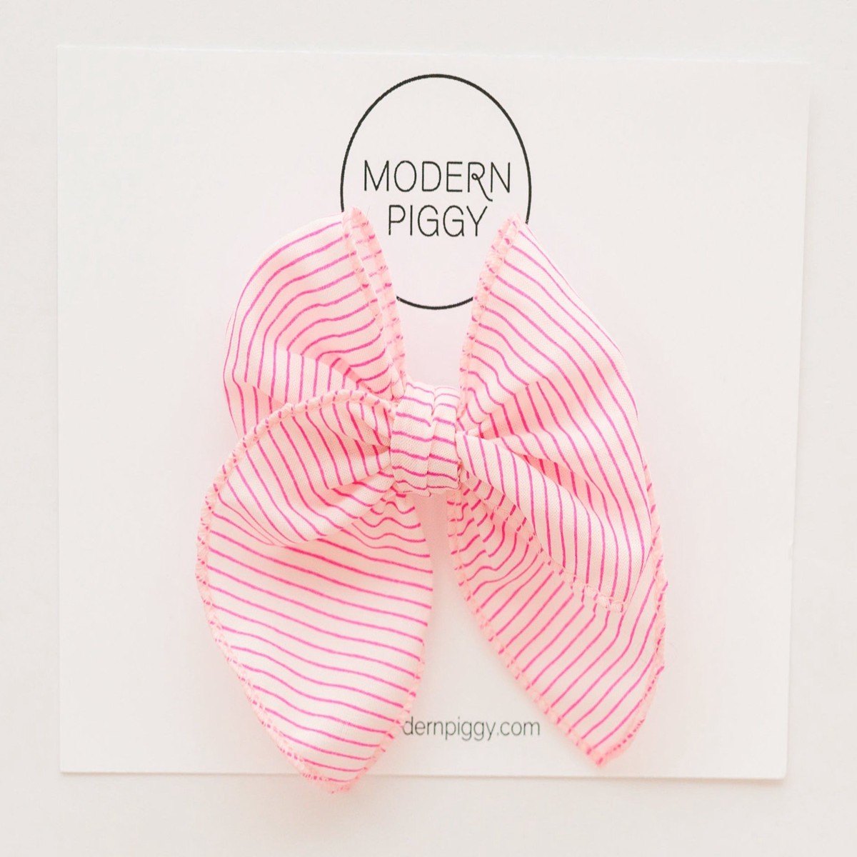 Candy Stripe Petite Party Bow