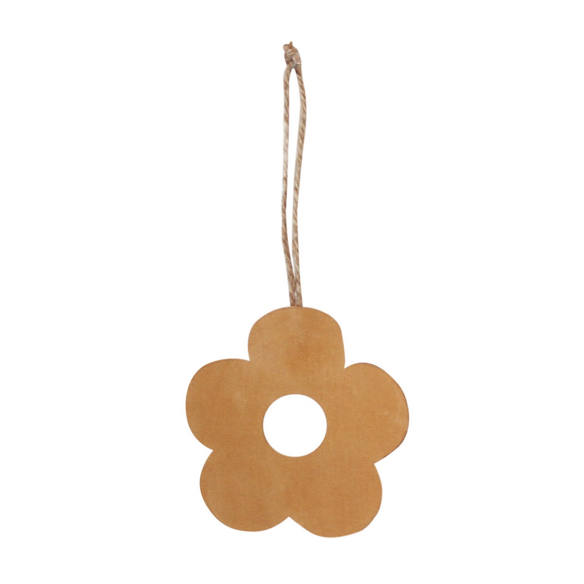 Daisy Leather Ornament Handmade Christmas Decoration