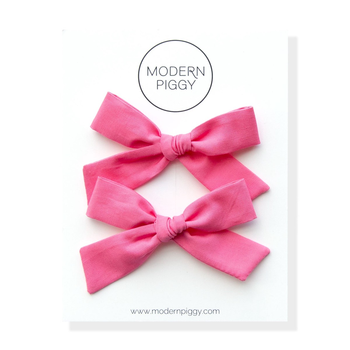 Flamingo Pigtail Set – Hand-tied Bow