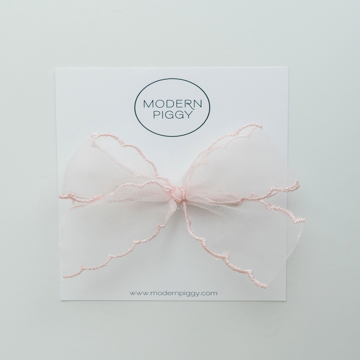 Pink Mist Pigtail Set – Ribbon Bow