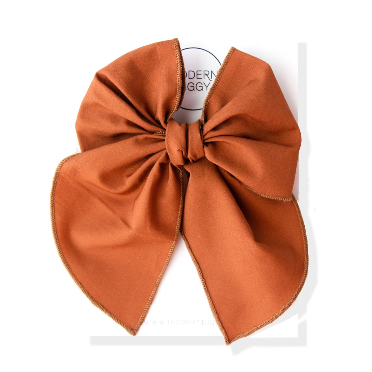 Raw Sienna Party Bow