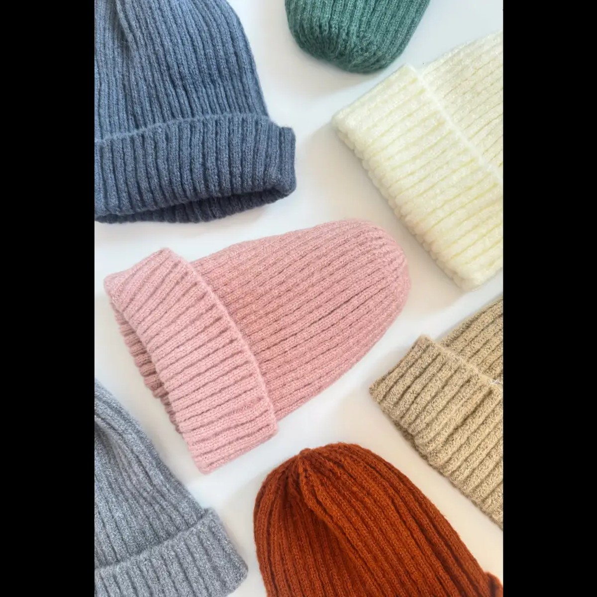 Ribbed Beanie Hat for Kids