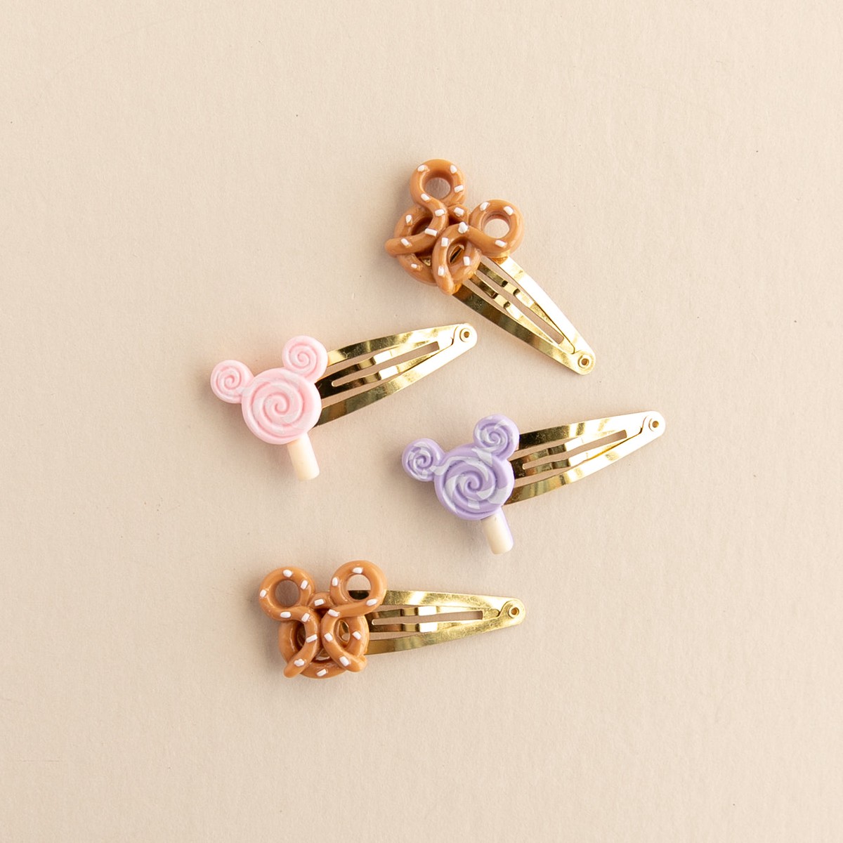Snacks – Pink Purple Snap Clip Set