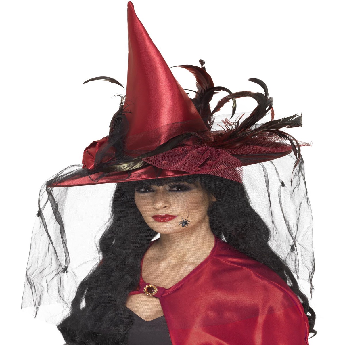 Witch Hat Deep Red