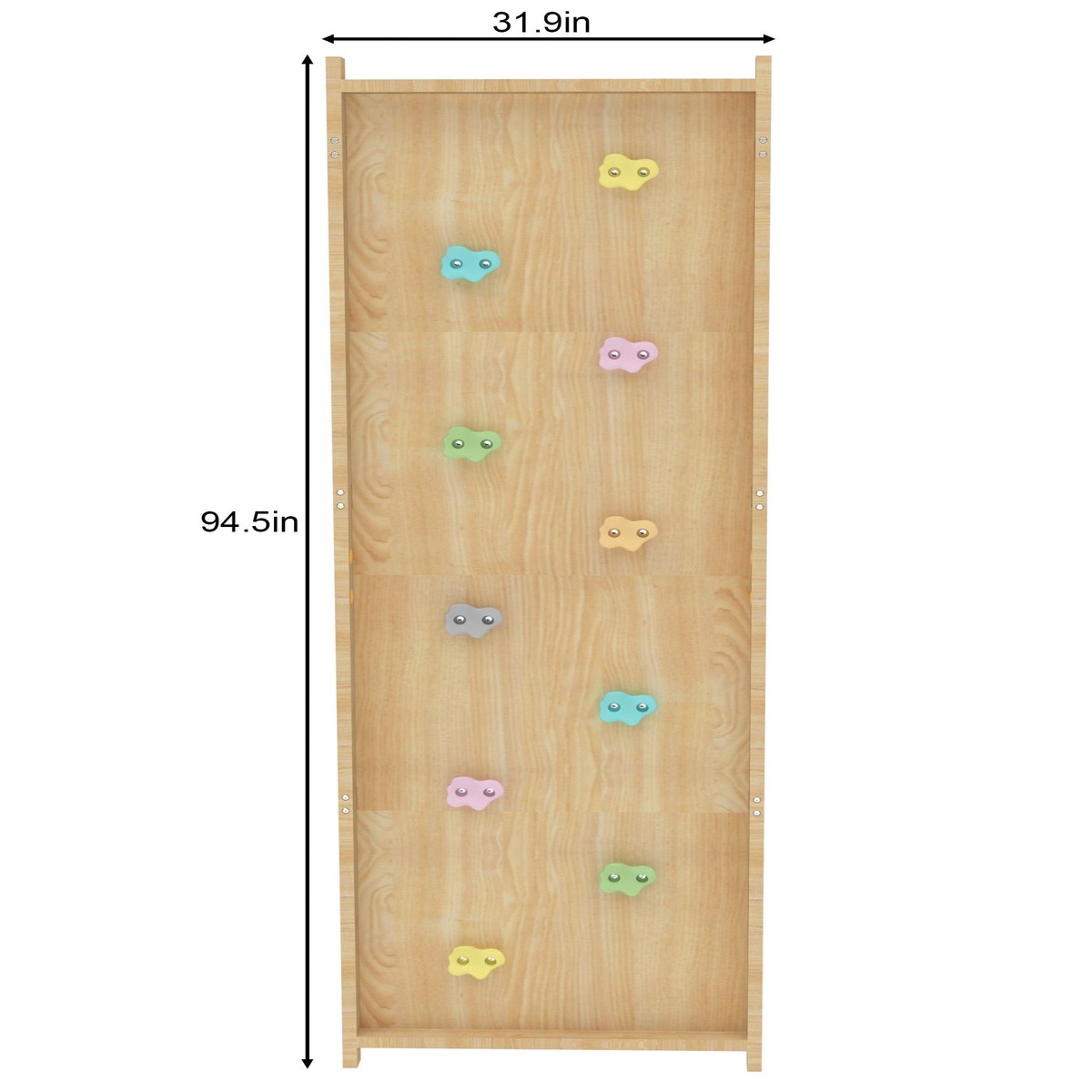 Add-On Rock Wall Panel for 95 Modular Walnut