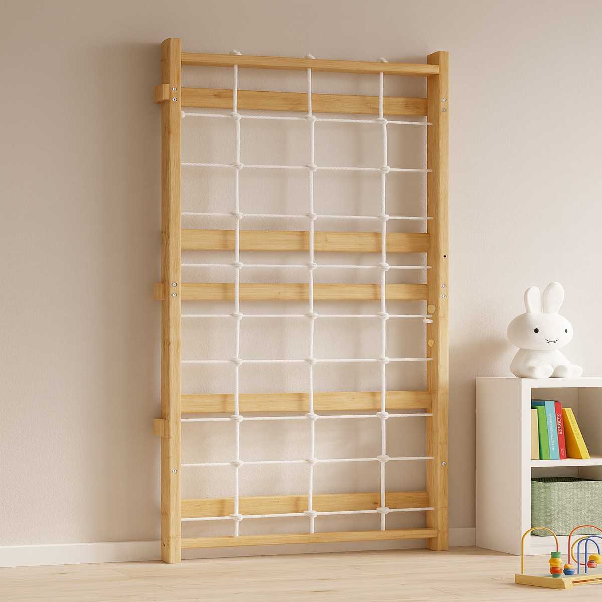Add-On Rope Wall Panel for 95 Modular Walnut