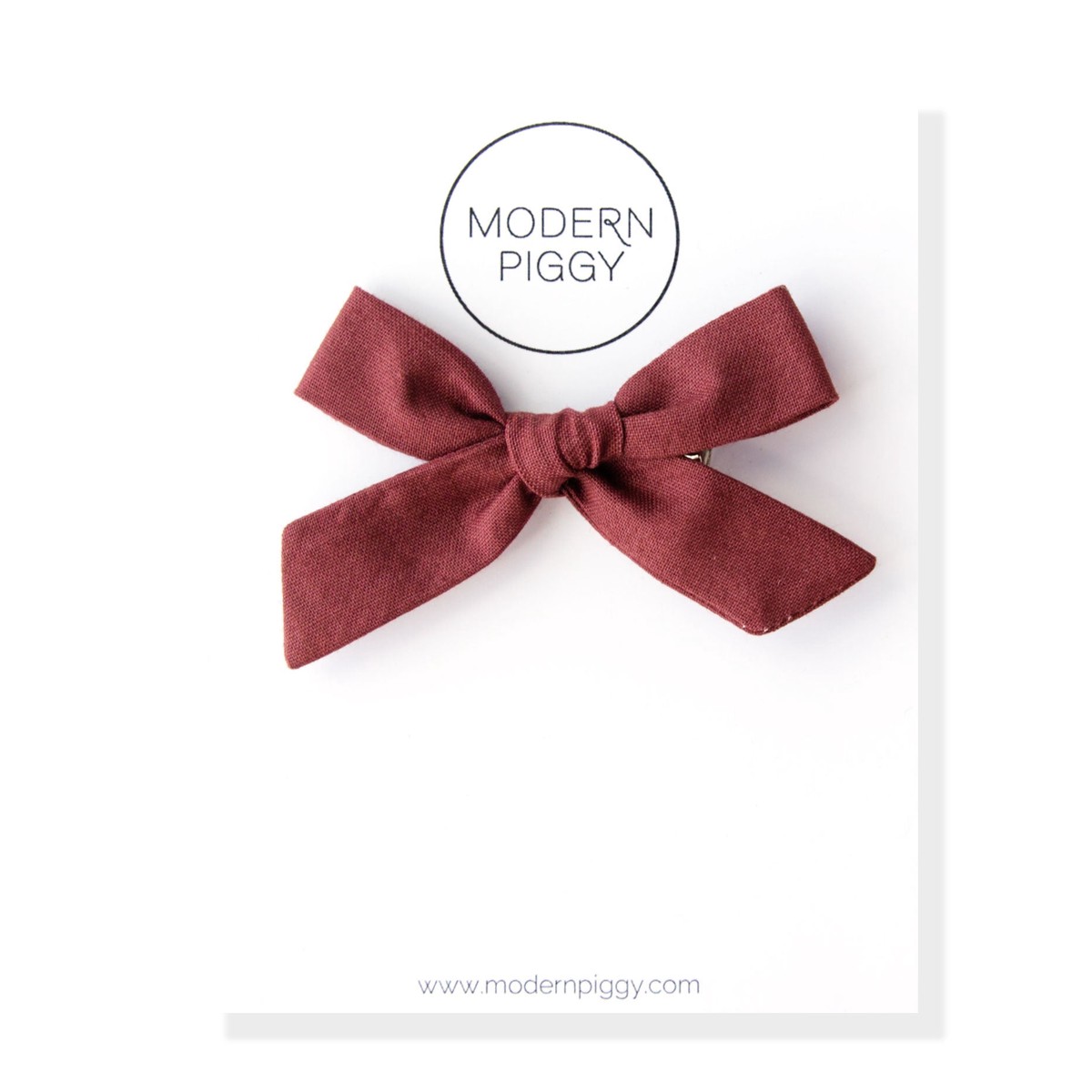 Garnet Hand-tied Bow