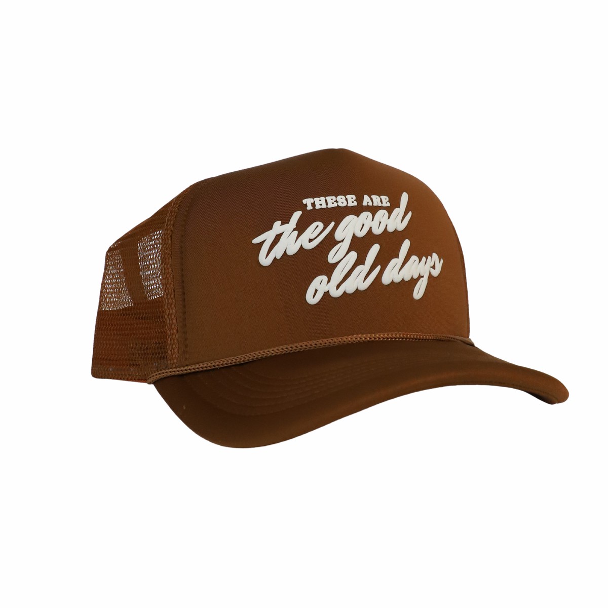 Good Old Days Trucker Hat – Brown