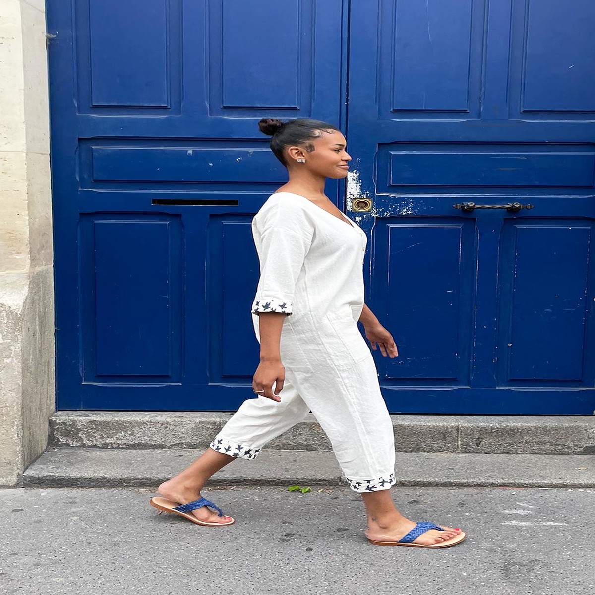 Libert White Jumpsuit