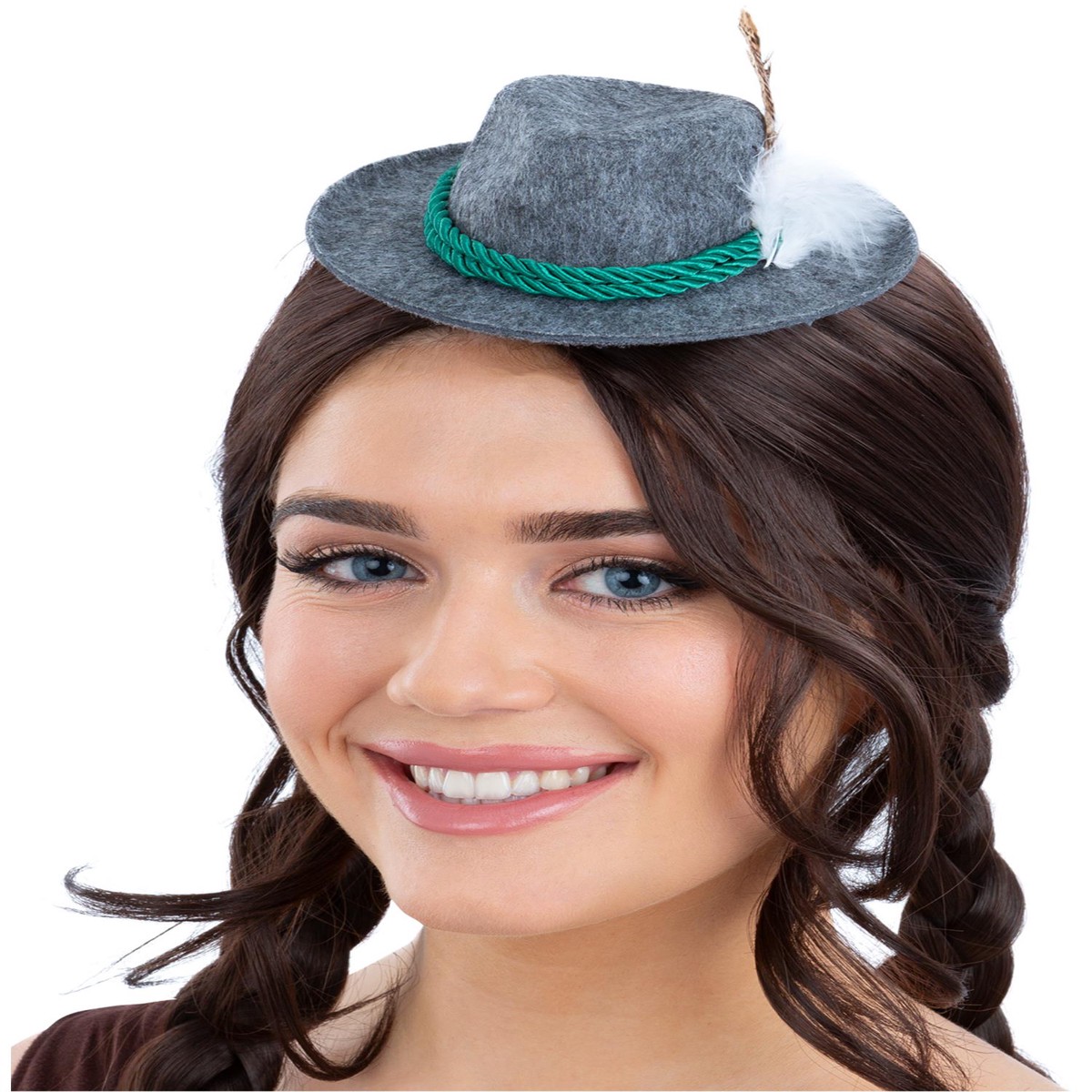 Mini Bavarian Trenker Hat Grey