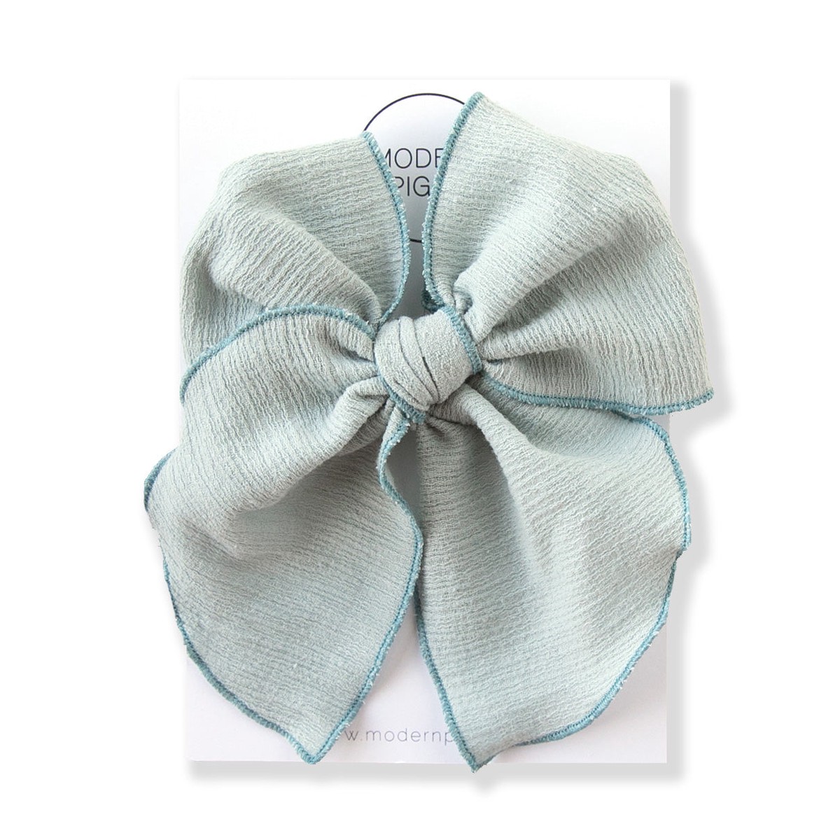 Misty Blue Party Bow