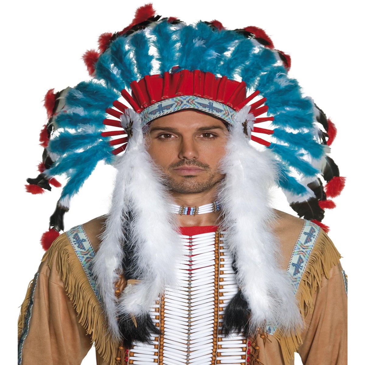 Native American Inspired Headdress Blue