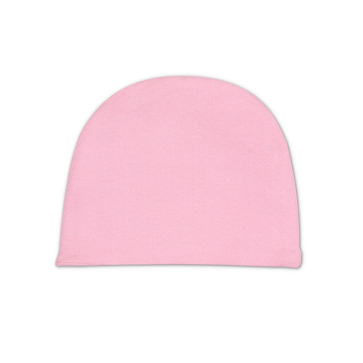 Organic Cotton Hat Pink Pointelle
