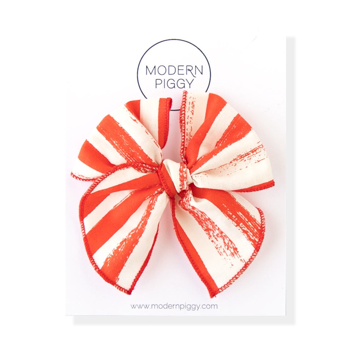 Painted Stripe Petite Party Bow