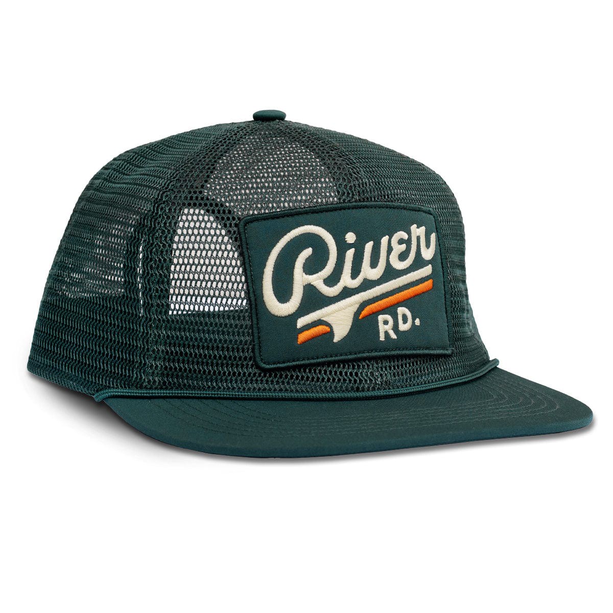 River Rd Mesh Snapback Hat Forest