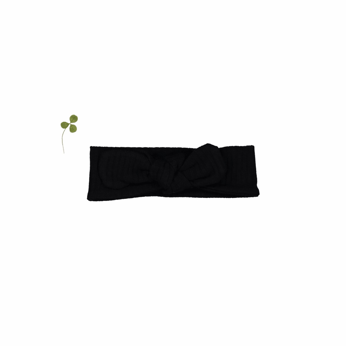 The Headband - Black Ribbed