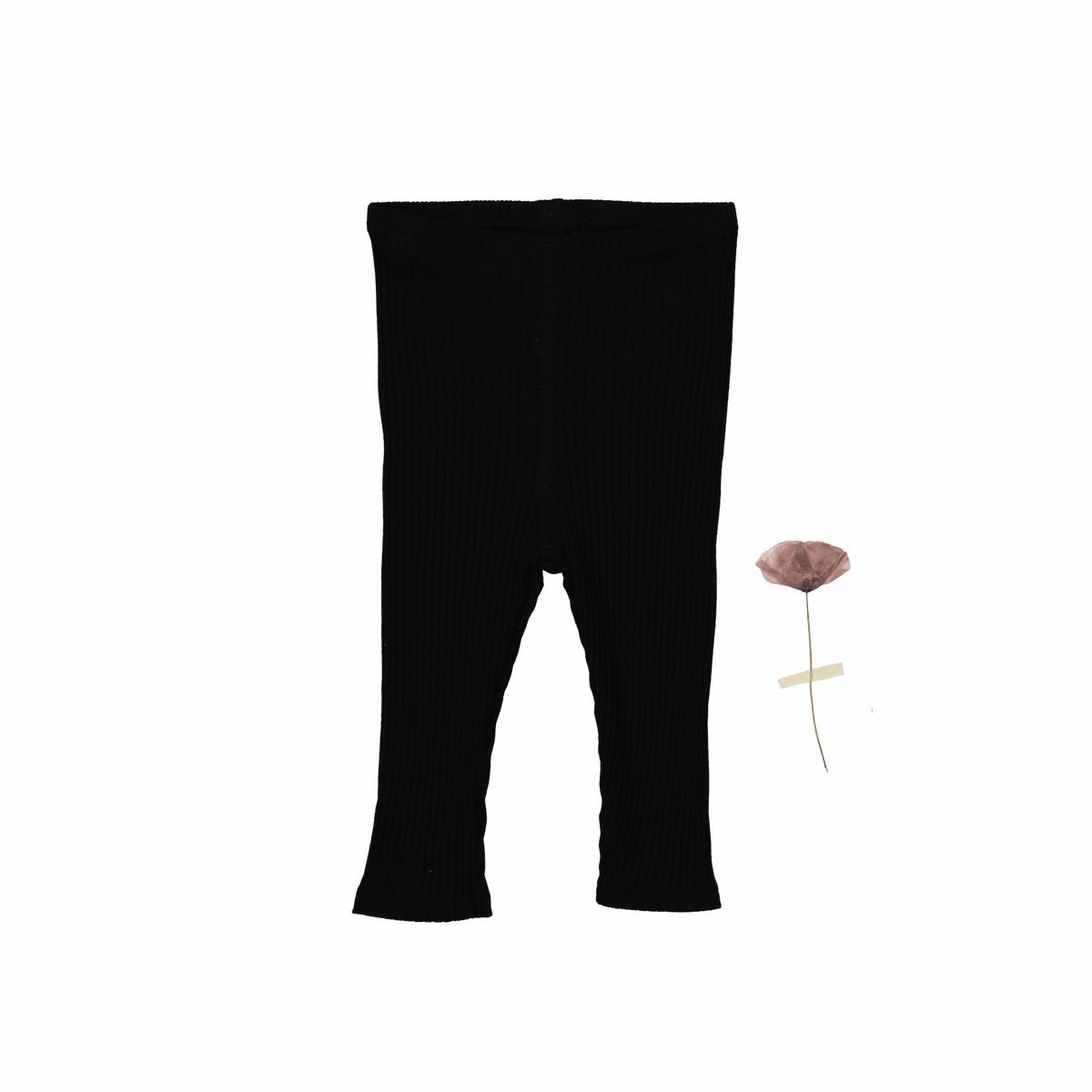 The Legging - Black Ribbed