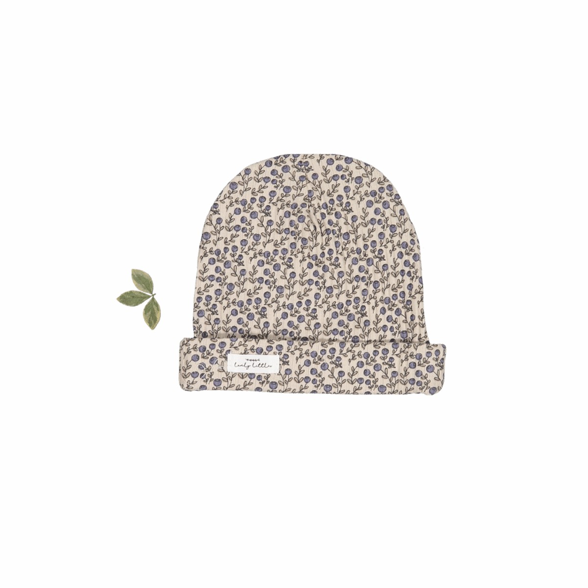 The Printed Hat – Blueberry