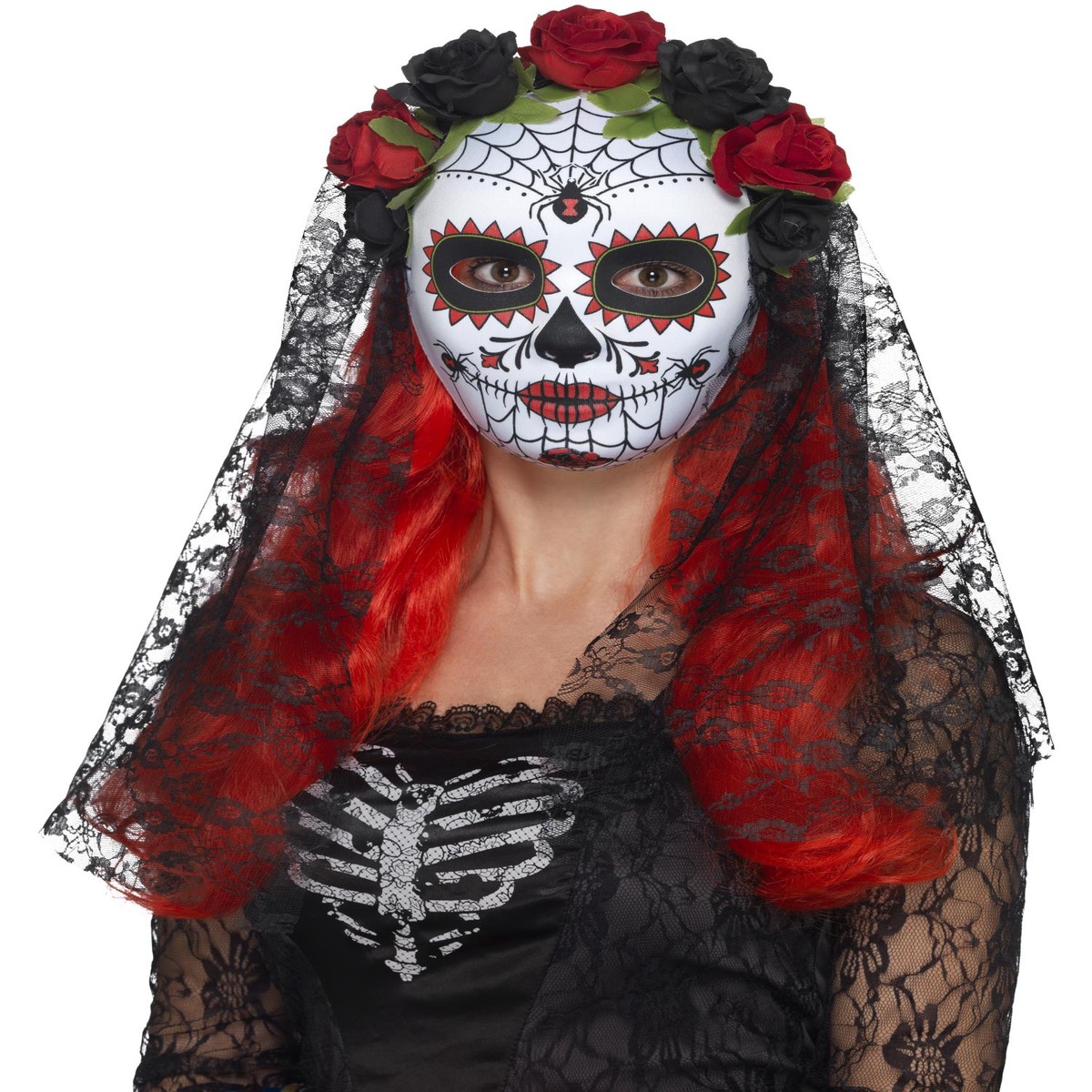 Day of the Dead Senorita Mask Full Face