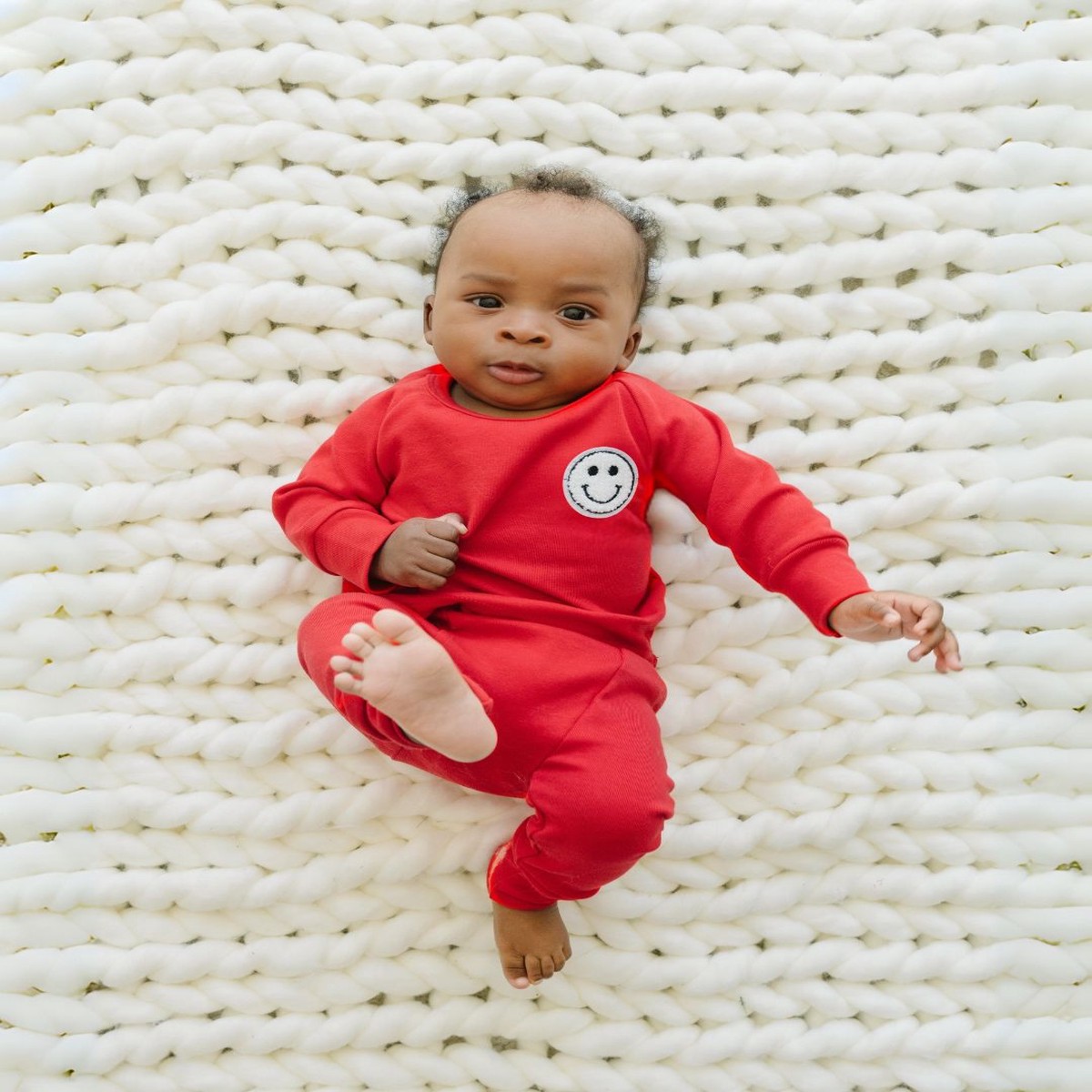 Lounge Set Smiley Red