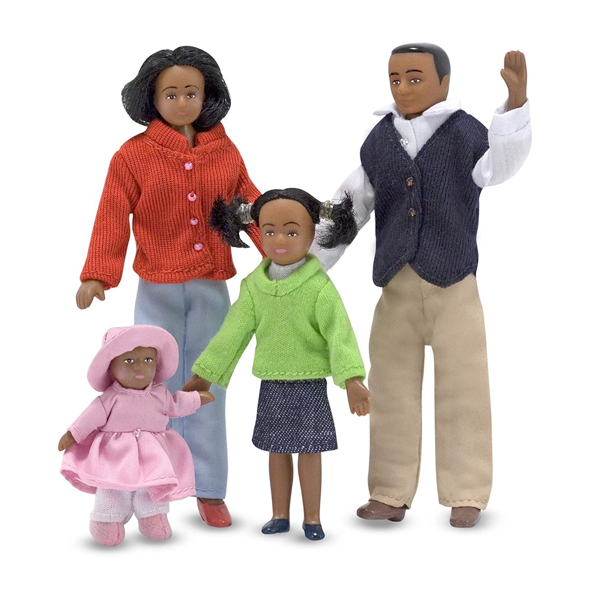 Melissa Doug Victorian Doll Family - African American