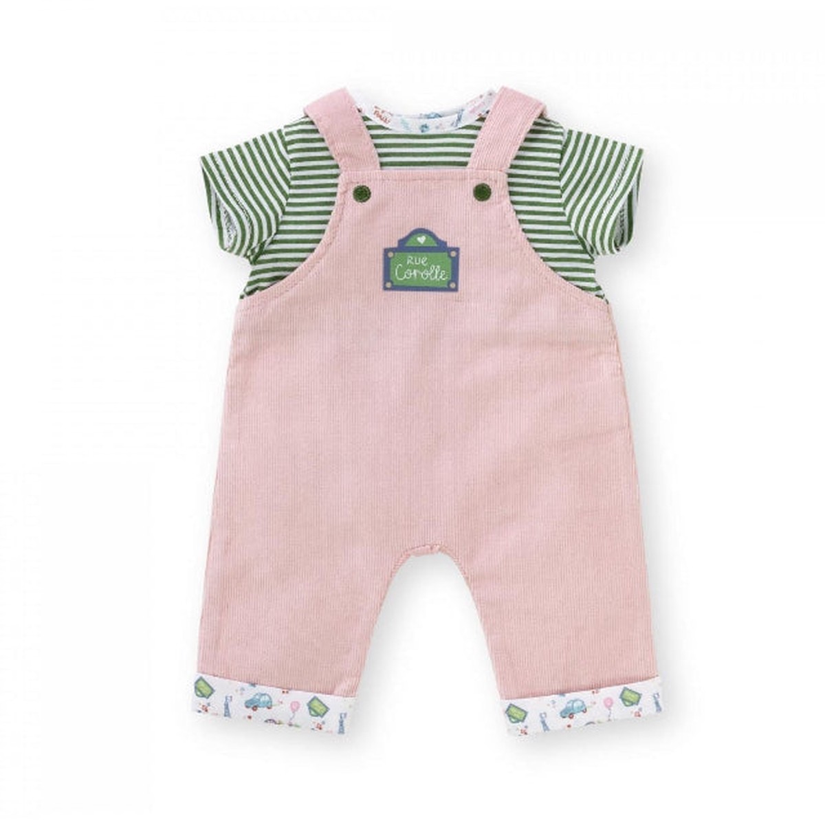 T-Shirt and Dungaree Set - 30 cm Baby Doll