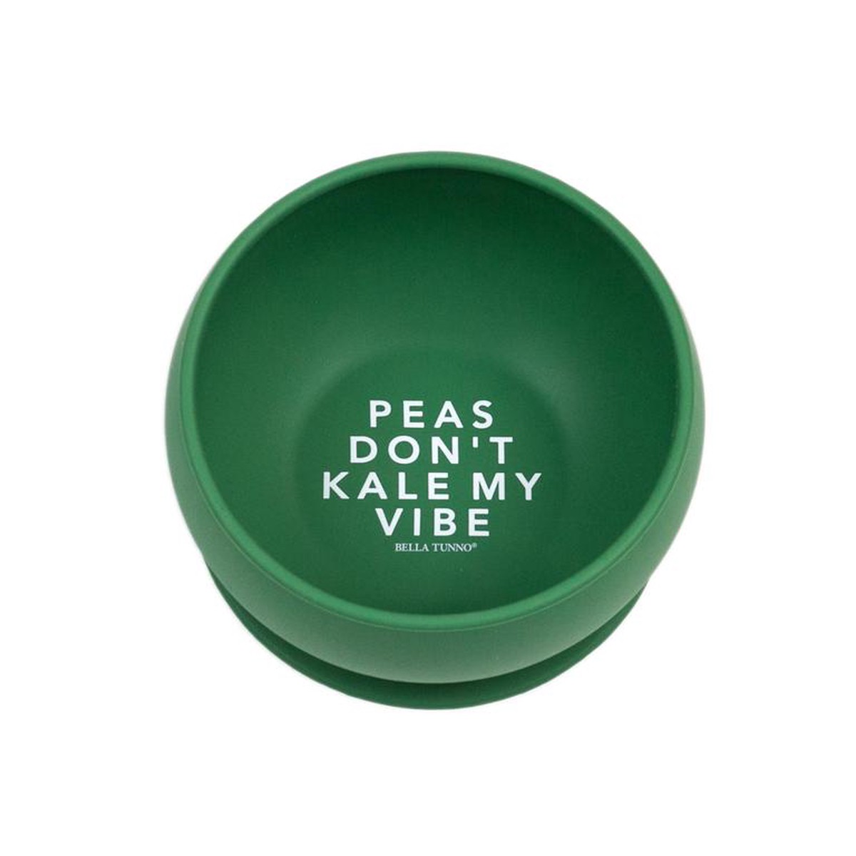 Peas Dont Kale My Vibe Suction Wonder Bowl